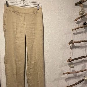 Ann Taylor Beige linen pants